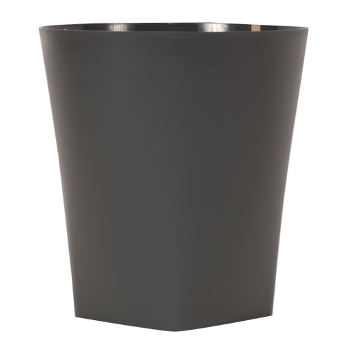 Certified Green Eco Contour Collection 8 Quart Wastebasket, Graphite